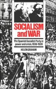 Cover of: Socialism and war by Helen Graham