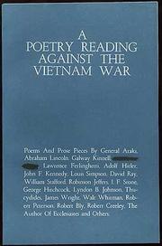 Cover of: Poetry Reading Against the Vietnam War, A