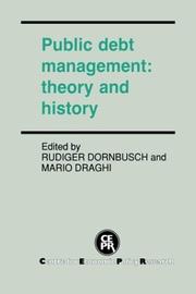 Cover of: Public debt management: theory and history