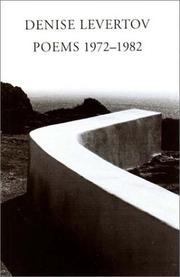 Cover of: Poems 1972-1982 by Denise Levertov
