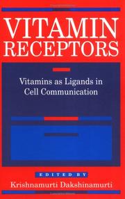 Vitamin receptors by Krishnamurti Dakshinamurti