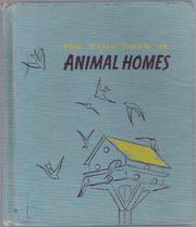 Cover of: The True Book of Animal Homes