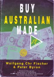 Cover of: Buy Australian made