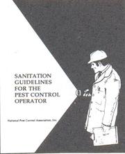 Cover of: Sanitation guidelines for the pest control operator.