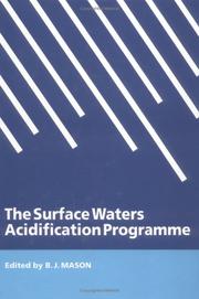 Cover of: The Surface Waters Acidification Programme