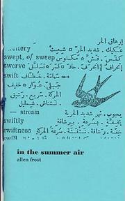 Cover of: In the summer air | Allen Frost