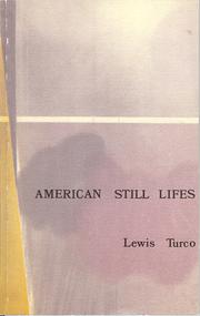 Cover of: American still lifes: poems