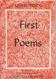 Cover of: First poems. by Lewis Turco