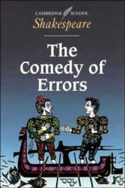 Cover of: The comedy of errors by William Shakespeare