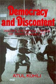 Cover of: Democracy and Discontent by Atul Kohli