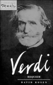 Cover of: Verdi, Requiem