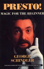 Cover of: Presto! Magic for the Beginner