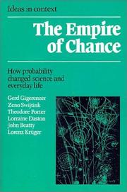 Cover of: The Empire of Chance: How Probability Changed Science and Everyday Life (Ideas in Context)