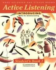 Cover of: Active Listening by Marc Helgesen, Steven Brown