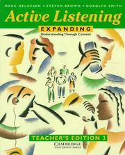Cover of: Active Listening: Expanding Understanding through Content Teacher's edition (Active Listening)