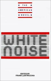 Cover of: New essays on White noise by edited by Frank Lentricchia.