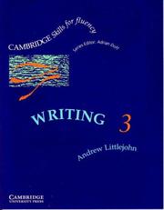 Cover of: Writing 3 Student's book: Upper-intermediate