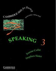 Cover of: Speaking 3 Student's book: Upper-intermediate
