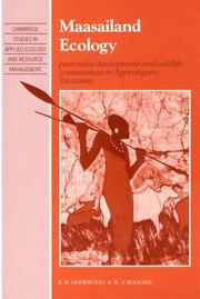 Cover of: Maasailand ecology by K. M. Homewood