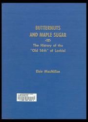 Butternuts and maple sugar
