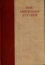 Cover of: The American citizen. by Charles F. Dole