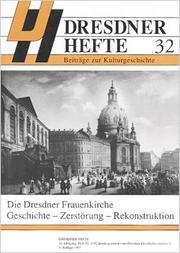 Cover of: Die Dresdner Frauenkirche by 