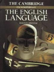 Cover of: The Cambridge encyclopedia of the English language by David Crystal