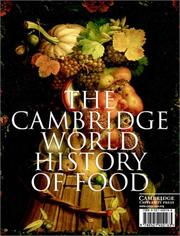 Cover of: The Cambridge World History of Food (2-Volume Set)