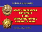 Orders, decorations, and medals of the Democratic People's Republic of Korea