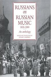 Cover of: Russians on Russian Music, 18301880 by Stuart Campbell