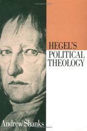 Cover of: Hegel's political theology