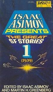Cover of Isaac Asimov Presents The Great SF Stories 1 (1939)