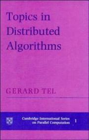 Cover of: Topics in distributed algorithms