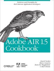 Cover of: Adobe AIR 1.5 Cookbook by David Tucker