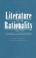 Cover of: Literature and rationality