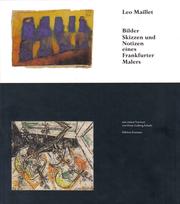 Cover of: Bilder, Skizzen und Notizen eines Frankfurter Malers by Leo Maillet