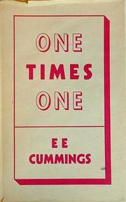 Cover of: 1 x 1 by E. E. Cummings