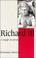 Cover of: Richard III: A Study of Service