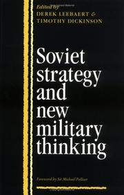 Cover of: Soviet strategy and new military thinking