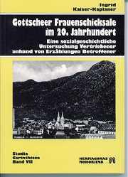 Gottscheer Frauenschicksale im 20. Jahrhundert by Ingrid Kaiser-Kaplaner