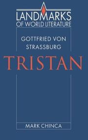 Cover of: Gottfried von Strassburg, Tristan by Mark Chinca