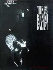Cover of: The Bolshoi Ballet by I͡U Slonimskiĭ