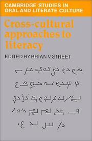 Cover of: Cross-cultural approaches to literacy by edited by Brian Street.