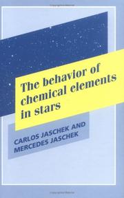 Cover of: The behavior of chemical elements in stars