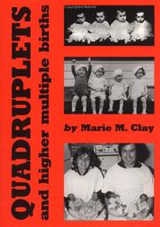 Cover of: Quadruplets and Higher Multiple Births by Marie M. Clay
