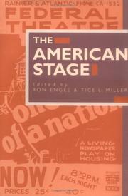 Cover of: The American stage: social and economic issues from the colonial period to the present