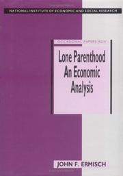 Cover of: Lone parenthood | John Ermisch