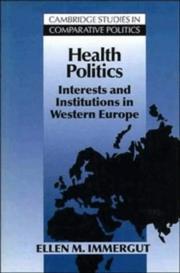 Health politics by Ellen M. Immergut