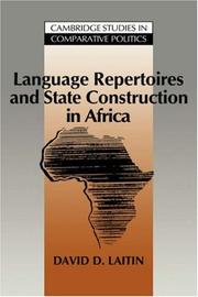 Cover of: Language repertoires and state construction in Africa