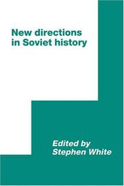 Cover of: New directions in Soviet history